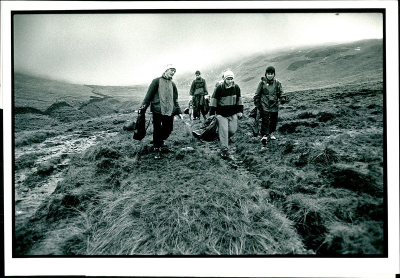 Duke of Edinburgh Award Participants - Vintage Photograph