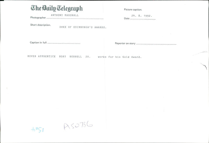 Duke of Edinburgh's Awards - Vintage Photograph