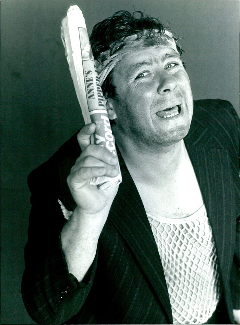 Scottish comedian and actor Gregor Fisher - Vintage Photograph