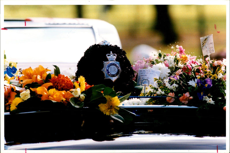 FUNERAL MURDERED PATRICK DUNNE TOOK PLACE CLAPHAM JAMES FRASER - Vintage Photograph
