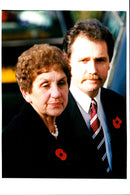 1993 FUNERAL MURDERED PATRICK DUNNE TOOK PLA HOLLIS DATE STEVEN ARRIVES - Vintage Photograph