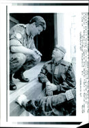 General Lewis MacKenzie  and U.N. Coionel John Wilson - Vintage Photograph