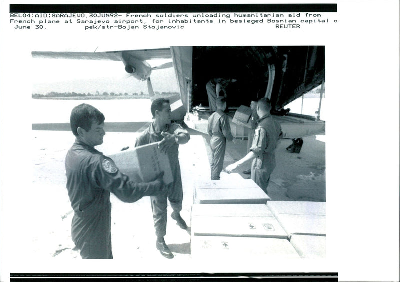 French soldiers - Vintage Photograph
