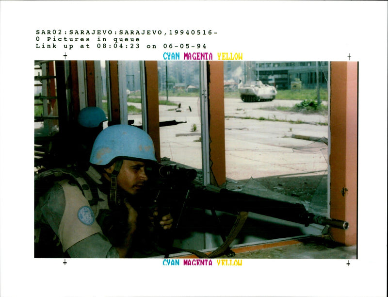 1994 SARAJEVO CITY BOSNIA AND HERZEGOVINA UNITED WRITER FRENCH COUNTRY - Vintage Photograph