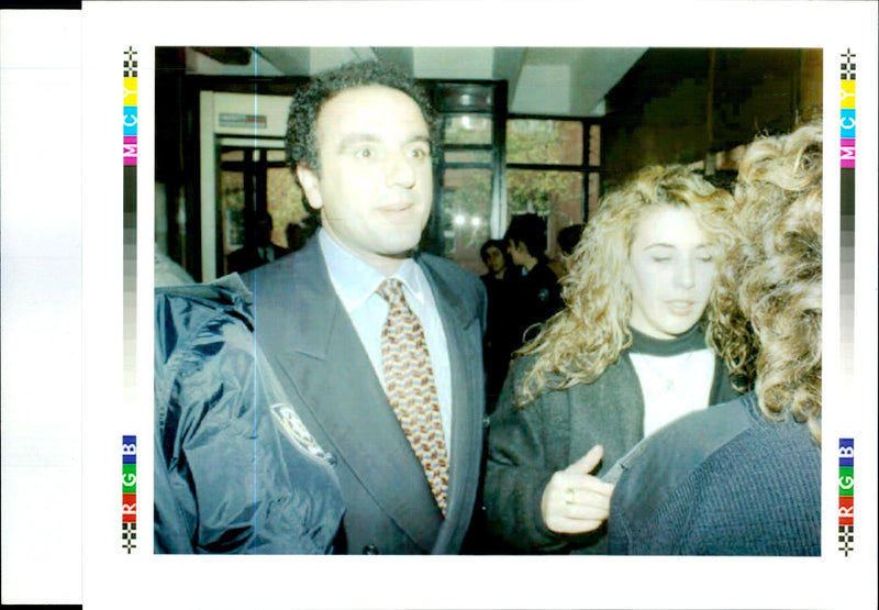 1995 KURDISH DEPUTIES MAHMU ALINAK AND SIRRI SAKIK TOGETHER WRITER WIFE COUNTRY - Vintage Photograph