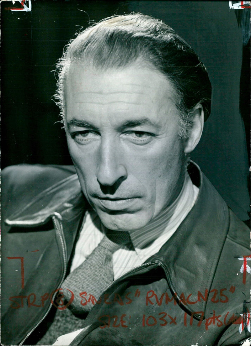 Louis MacNeice, a poet, writer, and BBC Features Producer, is awarded the C.B.E. in the New Year's Honours List of 1958. - Vintage Photograph
