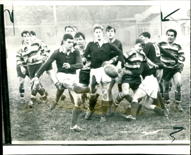 Rugby Player: Finan - Vintage Photograph