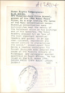 Elie Wiesel. - Vintage Photograph