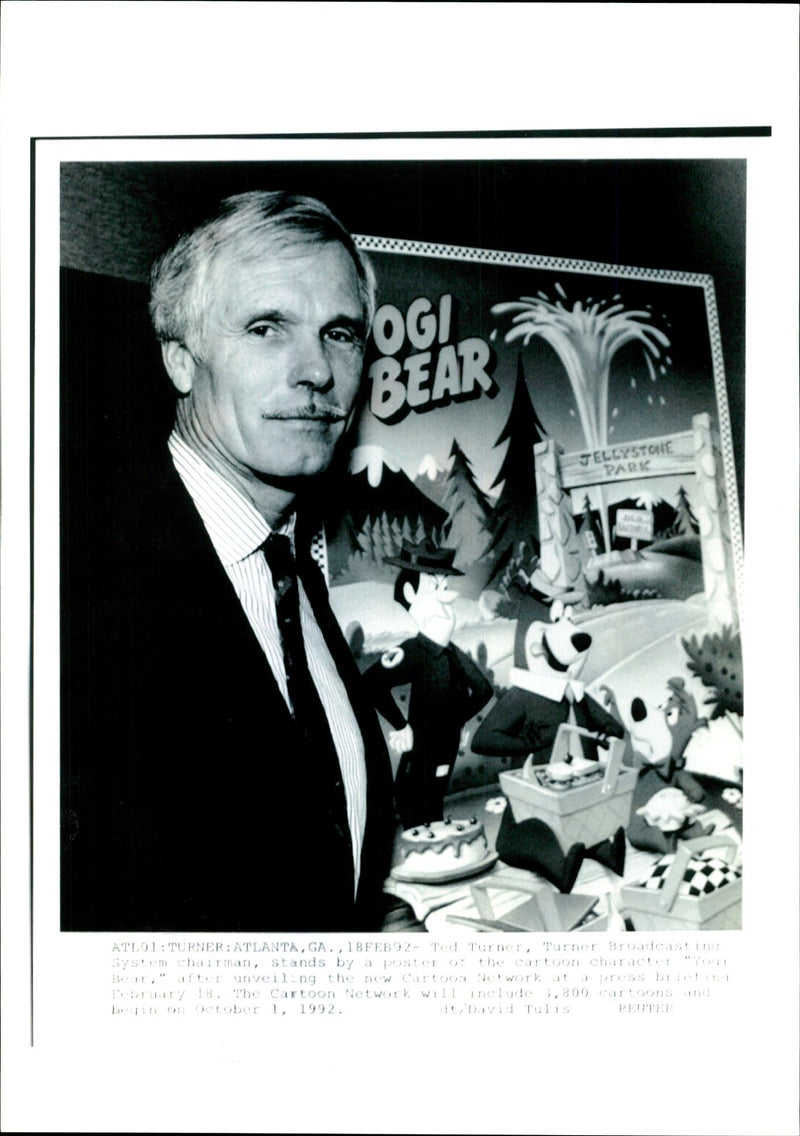 Ted Turner - Vintage Photograph