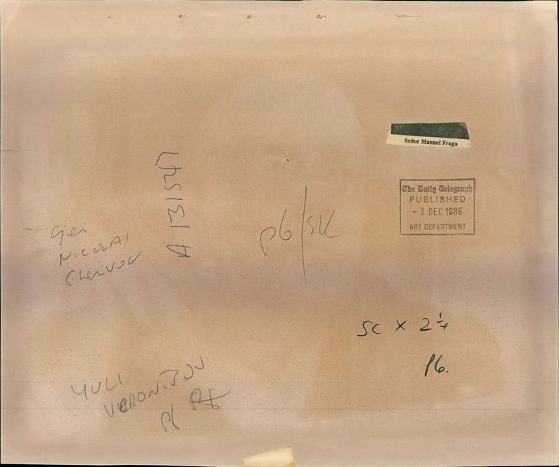 1986 MANUEL FRAGA IRIBARNE SPANISH OPPOSITION LEADER FRA PUBLISHED POPULAR - Vintage Photograph