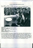 France Mitterrand Funeral. - Vintage Photograph