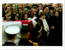France Mitterrand Funeral. - Vintage Photograph