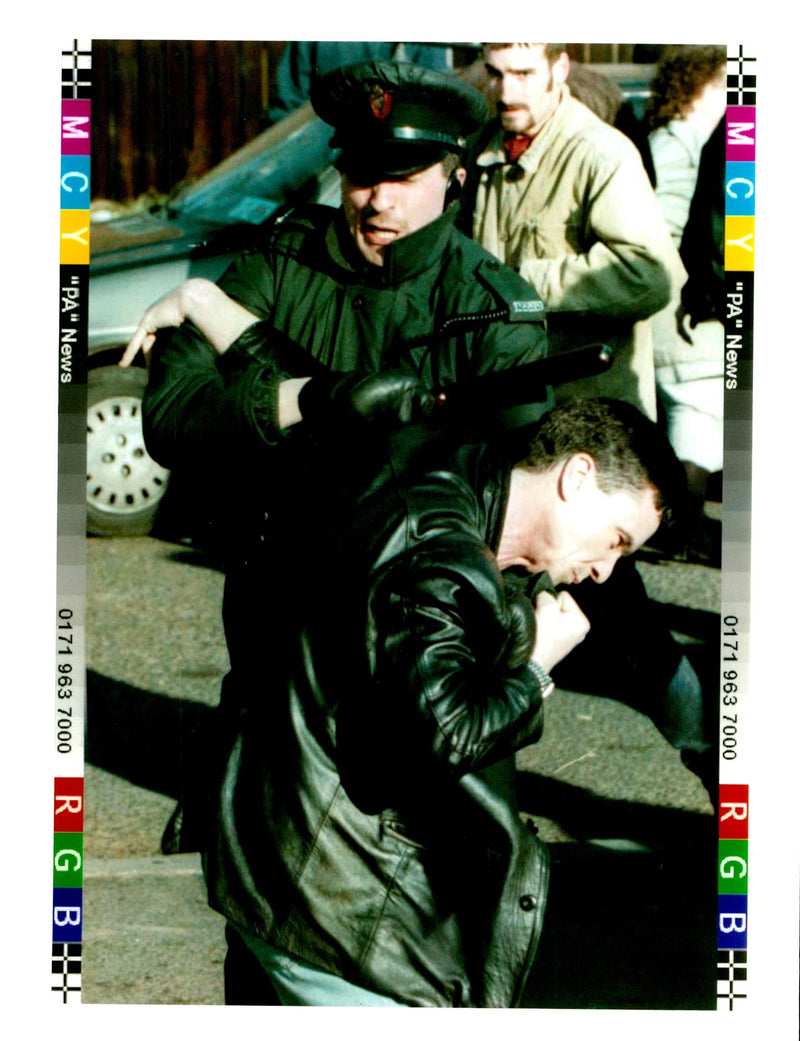 1996 GINO GALLAGHER WAS THE MURDER BRIAN LITTLE POLICE OFFICER WRITER COUNTRY - Vintage Photograph