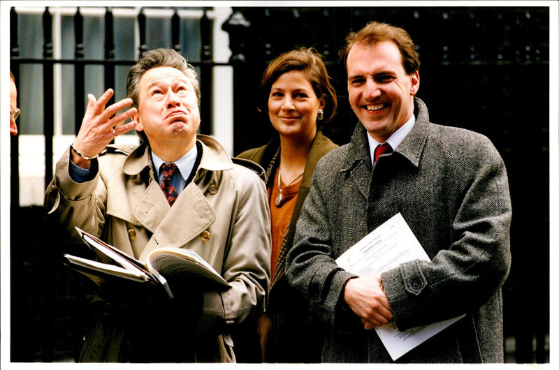 Simon Hughes and Tony Banks - Vintage Photograph