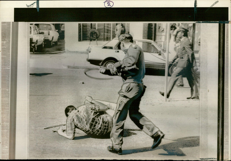 South Africa Demonstration - Vintage Photograph