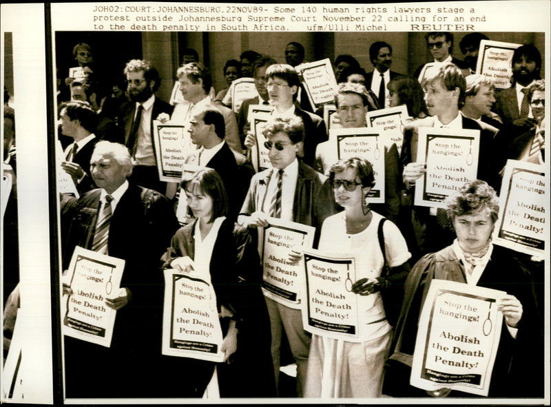 South Africa Demonstration - Vintage Photograph