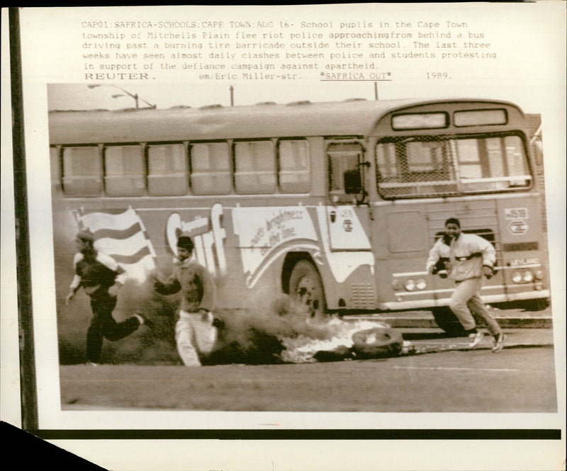 South Africa Demonstration - Vintage Photograph