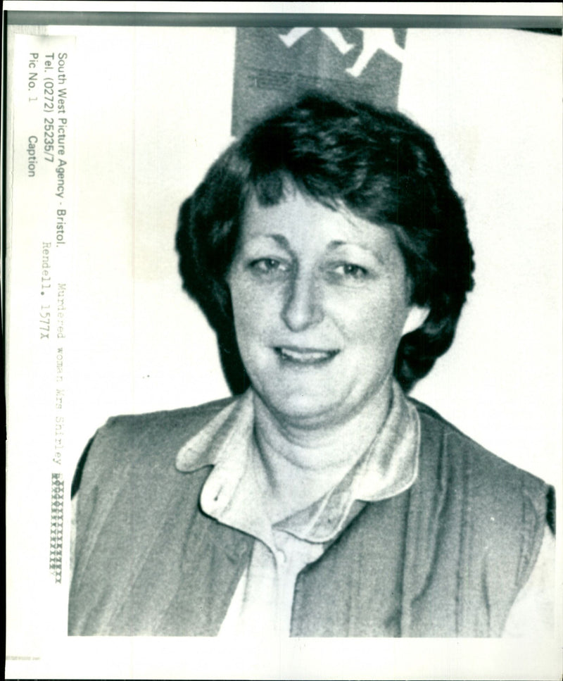 1953 SOUTH WEST PICTURE AGENCY BRISTOL MURDERED WOMENS SHIRLEY WWW TEL RENDELL - Vintage Photograph