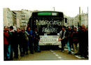 1995 MARSEILLES STRIKING BUS AND SUBWAY DRI ANNE CHRISTINE WRITER FRENCH FRANCE - Vintage Photograph
