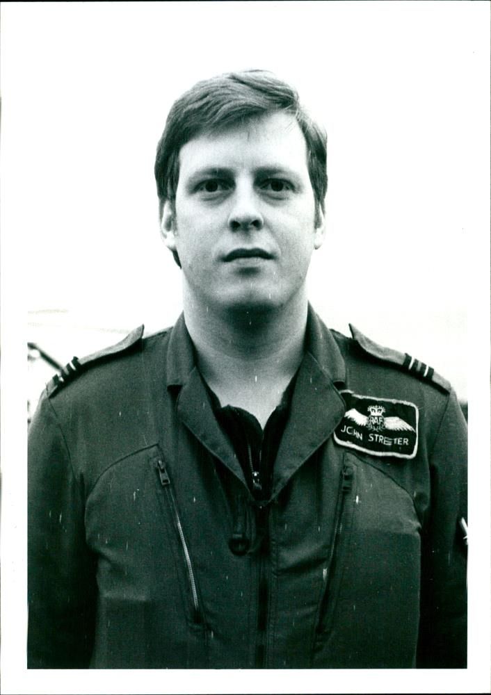 Flt Lt John Streeter - Vintage Photograph