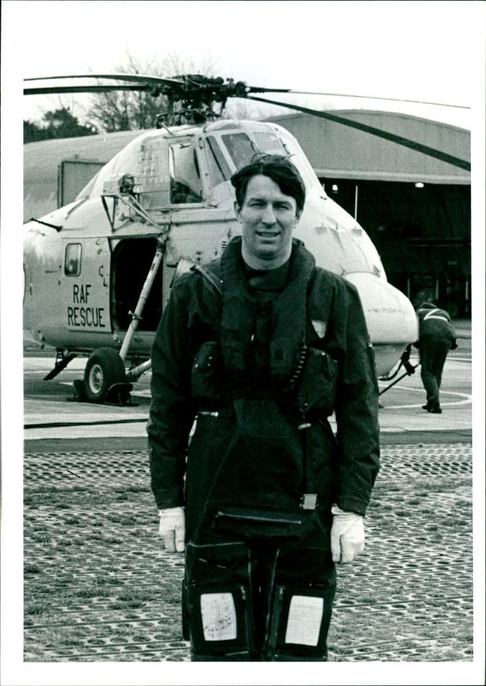 Flt. Lt. Jon Plumley - Vintage Photograph