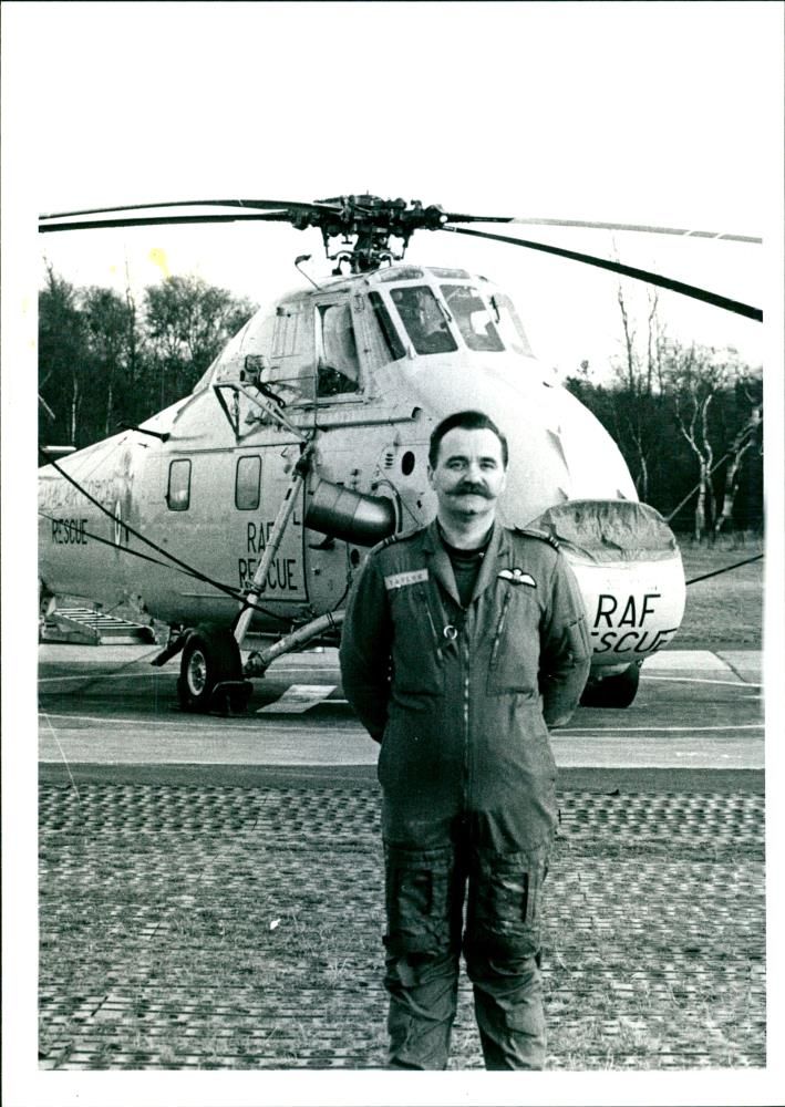 Flt. Lt. Clive Roberts - Vintage Photograph