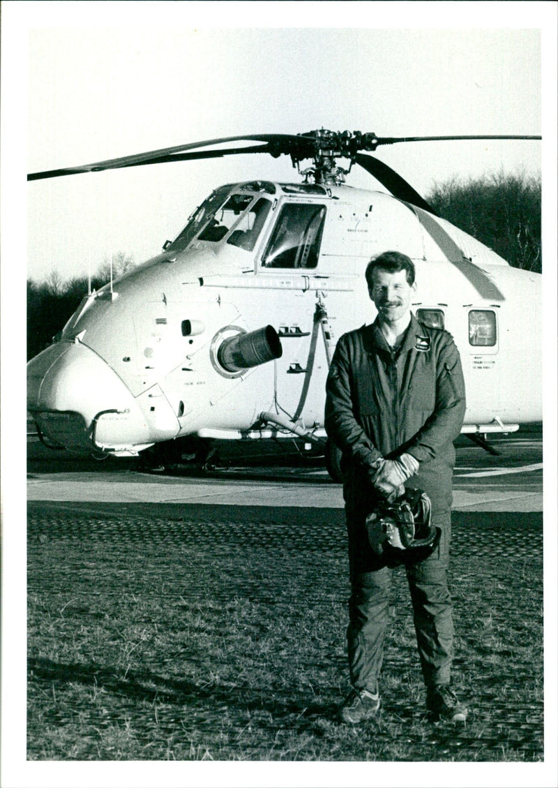 Flt. Lt. Clive Roberts - Vintage Photograph