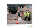 THREE CHILDREN DIED HOUSE FIRE WITHAM ESSEX FIREFIGHTER POLICE PRESS - Vintage Photograph