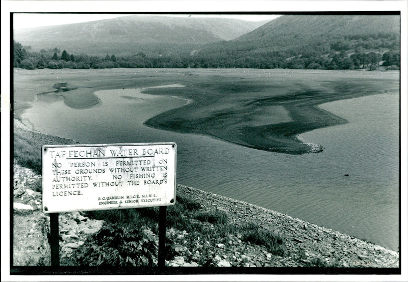 Talybont Reservoir - Vintage Photograph