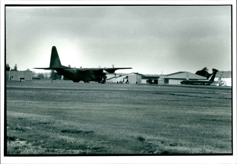 USAF C130 Hercules - Vintage Photograph