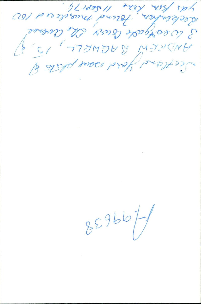 ANDREW BAGWELL WAS FOUND MURDERED YDS FROM ROME BAGWELLS BODY - Vintage Photograph