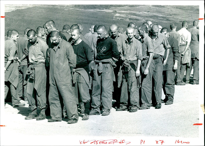 Members of the Croatian Militia - Vintage Photograph