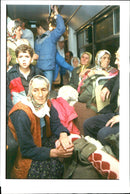 1995 ABOUT REFUGE LEFT THE ZEPA ENCLA JOEL ROBINE TITLE WRITER COUNTRY EARLY - Vintage Photograph