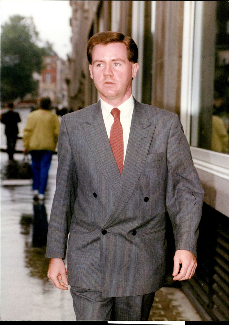 DERMOT BRENNAN BROTHER SEAN ACCUSED WHO ALONG WITH HIS MURDERING THE - Vintage Photograph