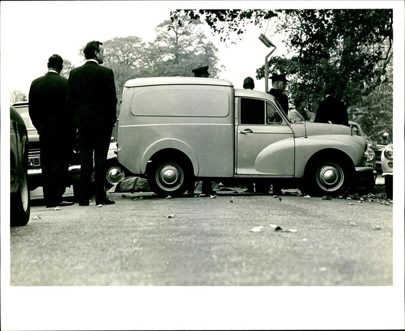 The murder of Mr. Edwin Hills - Vintage Photograph