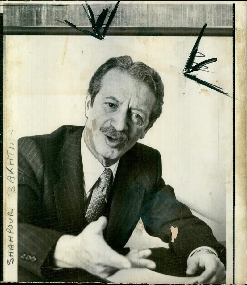 Dr. Shapour Bakhtiar - Vintage Photograph