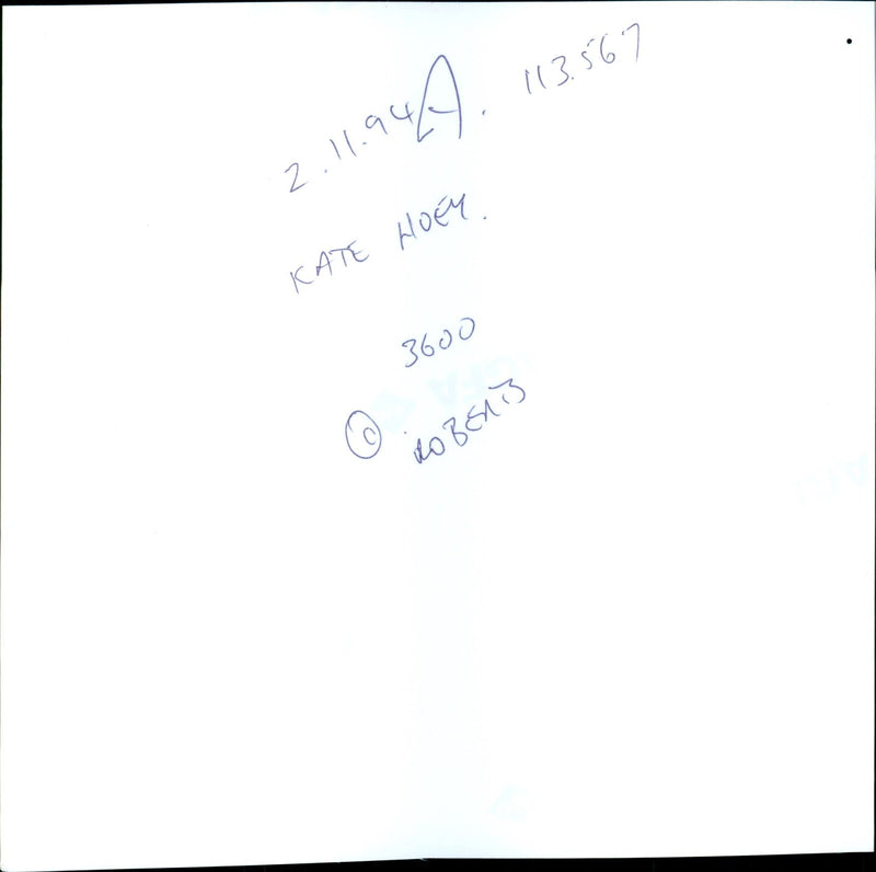 Kate Hoey - Vintage Photograph