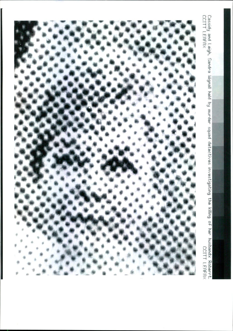 CASSIDY AND LEIGH SANDRA WIGNALL HELD MURDER SQUAD DETECTIVES INVESTIGA - Vintage Photograph