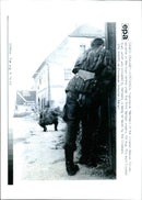 CROATIAN SPECIAL FORCES ADVANCE THE TOWN CENTRE UNDER FIRE FROM MEMBERS - Vintage Photograph