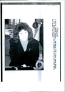 MURDER VICTIN MADEALLINE JONESS HUSBAND BEING QUESTIOED ABOUT HER NURDER - Vintage Photograph