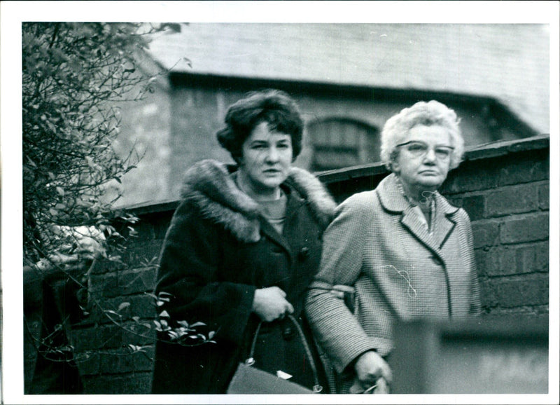 Jean Waite  and Mrs. Rosalie Waite - Vintage Photograph