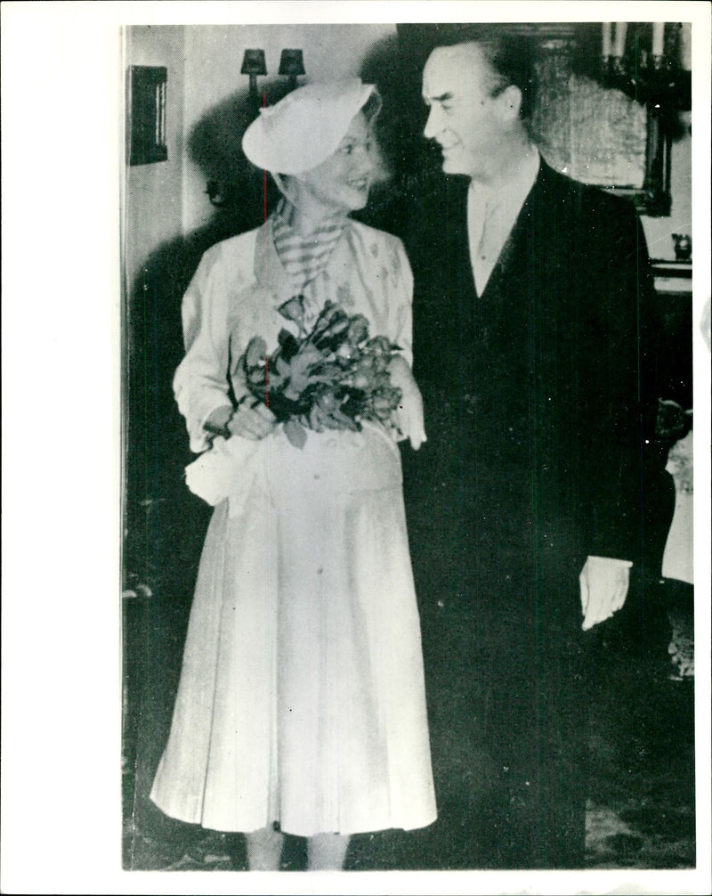 Alfried Krupp and Vera Hossenfeldt - Vintage Photograph