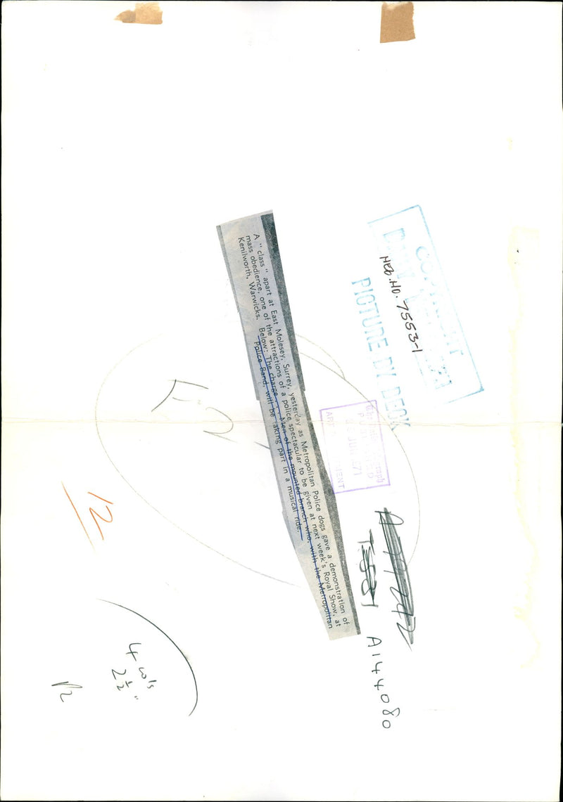 Police: General - Vintage Photograph