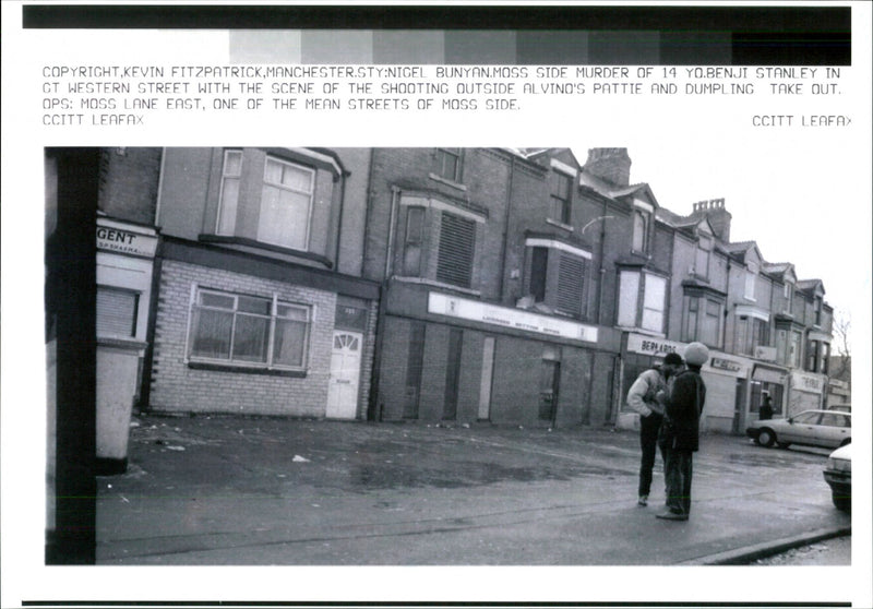 MOSS SIDE MURDER BENJI STANLEY WESTERN KEVIN FITZPATRICK JOHN - Vintage Photograph