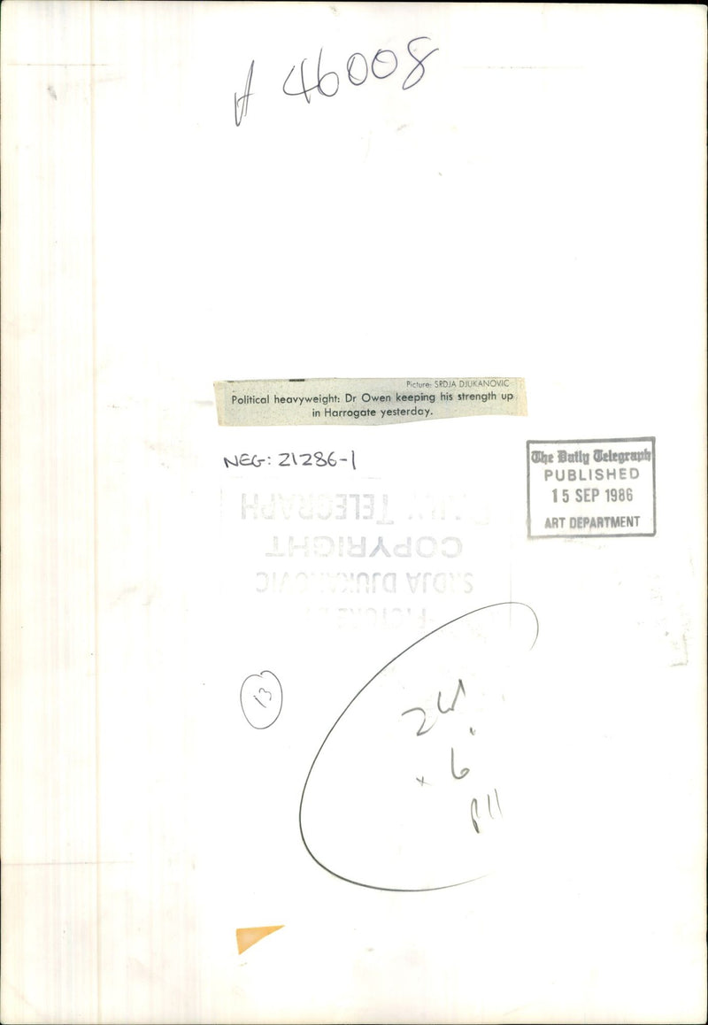 David Owen - Vintage Photograph