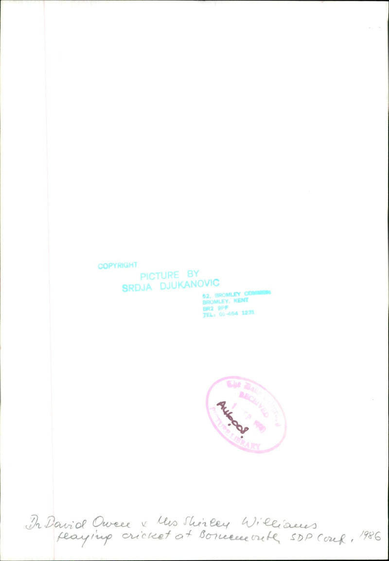 David Owen - Vintage Photograph