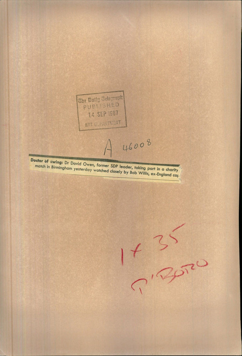 David Owen - Vintage Photograph