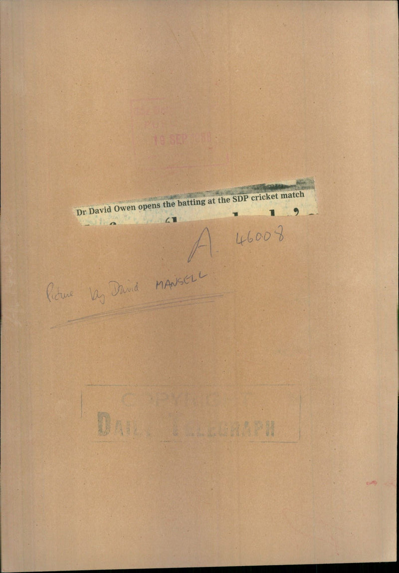 David Owen - Vintage Photograph