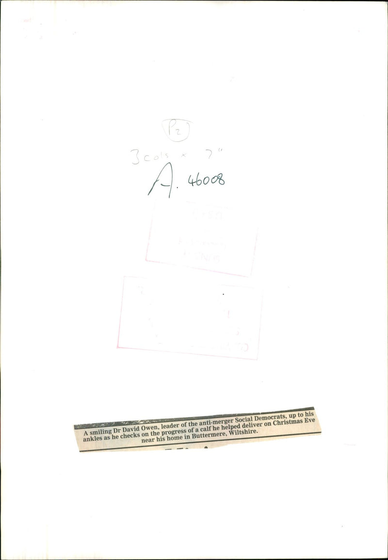 David Owen - Vintage Photograph