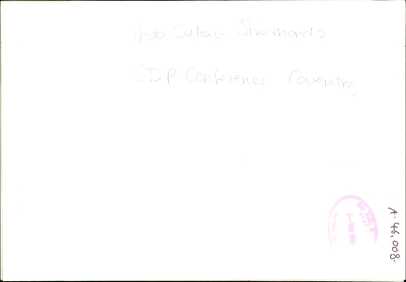 David Owen - Vintage Photograph